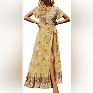 Zesica Floral Spring and Summer Dress